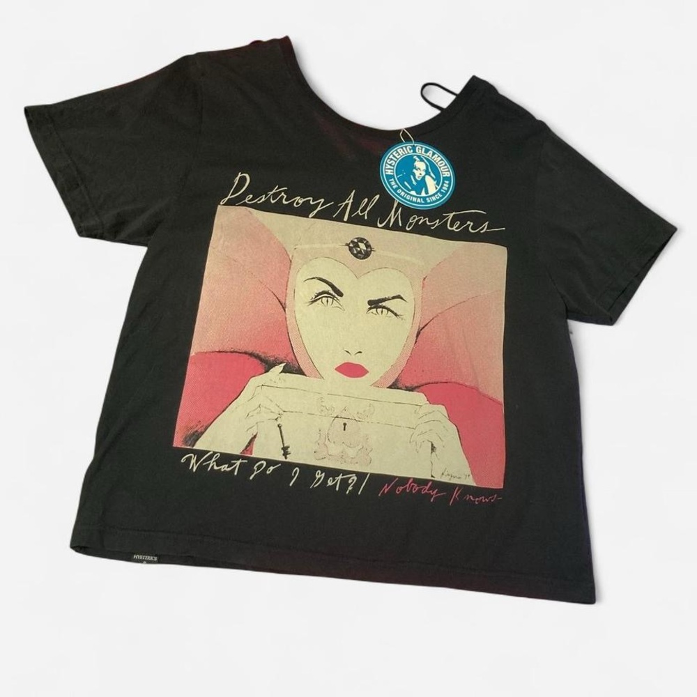 Hysteric Glamour Black Graphic Blouse